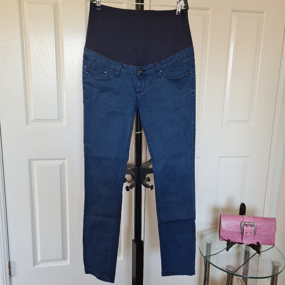 Ripe Denim Maternity M Waist Navy Blue 